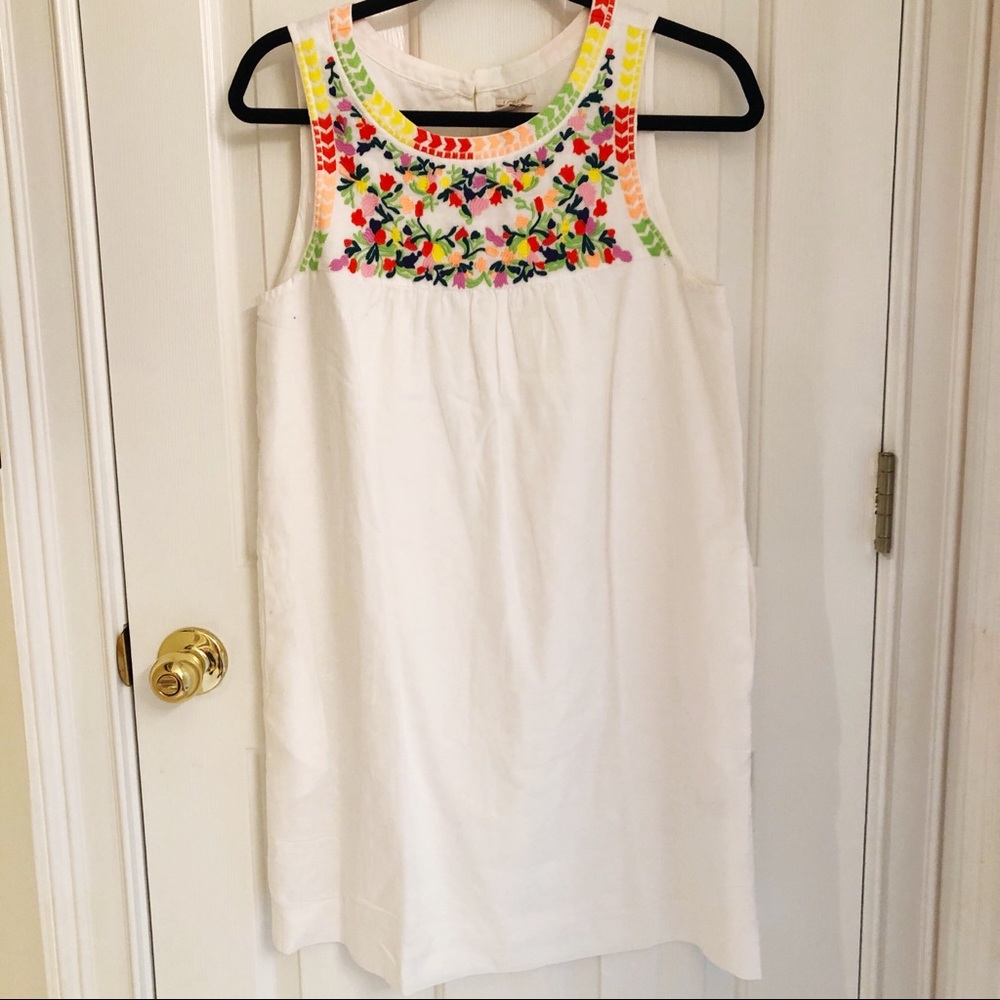 NWT J.Crew Embroider Dress Sz 2 PERFECT CONDITION